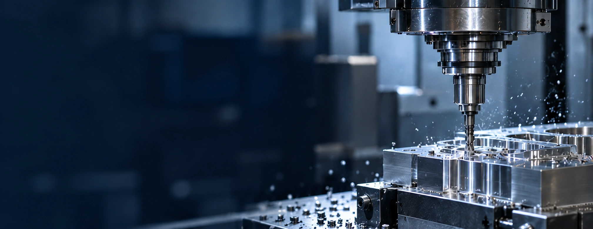 CNC makinesinde hassas işleme